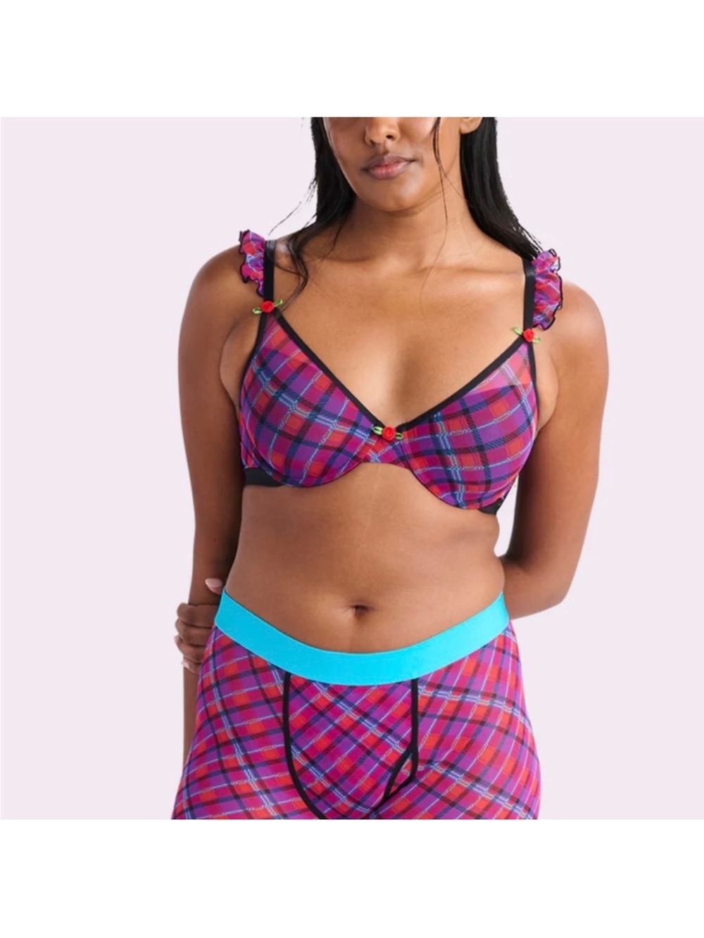 Parade- Plaid Underwire Bra and Brief